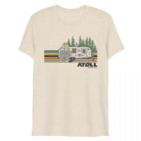 Atoll Board Co Atoll Tri Blend Tee with SUP Campsite Graphic - Oatmeal Triblend, 3XL - Oatmeal Triblend,3XL 33A2AA1B