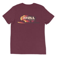 Atoll Board Co Atoll Triblend Tee with Color Shift Logo - Maroon Triblend, XL - Maroon Triblend,XL A5150E8F