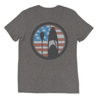 Atoll Board Co Atoll Triblend Tee with Flag and Board Design - Grey Triblend, M - Grey Triblend,M 317F6C15