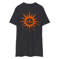 Atoll Board Co Men's Tee with Atoll Horizon Sunset Graphic - Charcoal Heather, 4XL - Charcoal Heather,4XL D830DCBC