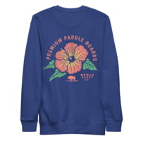 Atoll Board Co Premium Crew Neck Sweatshirt with Atoll Paddle Board Island Flower Graphic - Team Royal, 2XL - Team Royal,2XL 7F59430F