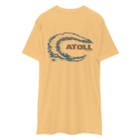 Atoll Board Co Premium Heavyweight Tee with Atoll Island Graphic - Vintage Gold, L - Vintage Gold,L 3245849C