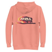 Atoll Board Co Unisex Hoodie with Atoll Bison Color Shift Graphic - Dusty Rose, XL - Dusty Rose,XL 7F339EC0