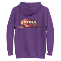 Atoll Board Co Unisex Hoodie with Atoll Bison Color Shift Graphic - Purple, XL - Purple,XL 363A4E9D