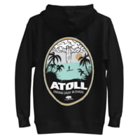 Atoll Board Co Unisex Hoodie with Atoll Calm in Chaos Graphic - Black, XL - Black,XL 321D673E