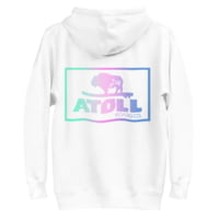 Atoll Board Co Unisex Hoodie with Atoll Color Blend Graphic - White, XL - White,XL AD9868B8
