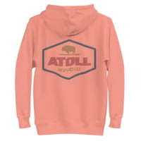 Atoll Board Co Unisex Hoodie with Atoll Dimond Graphic - Dusty Rose, 2XL - Dusty Rose,2XL 5F9766B8