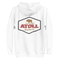 Atoll Board Co Unisex Hoodie with Atoll Dimond Graphic - White, XL - White,XL 85696C42