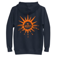 Atoll Board Co Unisex Hoodie with Atoll Horizon Sunset Graphic - Navy Blazer, 2XL - Navy Blazer,2XL B0B54F7E