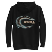 Atoll Board Co Unisex Hoodie with Atoll Island Graphic - Black, XL - Black,XL 12D5D71A