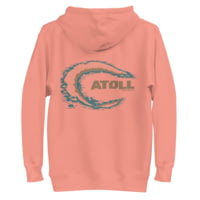 Atoll Board Co Unisex Hoodie with Atoll Island Graphic - Dusty Rose, 2XL - Dusty Rose,2XL 2424FB24