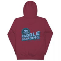 Atoll Board Co Unisex Hoodie with Atoll Paddle Boarding Wrecked My Life Graphic - Maroon, L - Maroon,L 79F33AF7