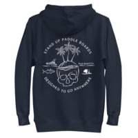 Atoll Board Co Unisex Hoodie with Atoll Skull Island Graphic - Navy Blazer, 2XL - Navy Blazer,2XL DA21356B