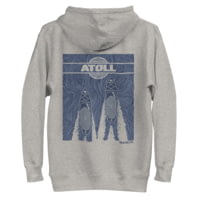Atoll Board Co Unisex Hoodie with Atoll SUP and Wake Graphic - Carbon Grey, 3XL - Carbon Grey,3XL 0DA831DA