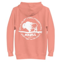 Atoll Board Co Unisex Hoodie with Hand Drawn Atoll Logo - Dusty Rose, L - Dusty Rose,L 2C199029