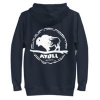 Atoll Board Co Unisex Hoodie with Hand Drawn Atoll Logo - Navy Blazer, S - Navy Blazer,S 3C263723