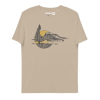 Atoll Board Co Unisex organic cotton t-shirt with Atoll Lone Pine Graphic - Desert Dust, S - Desert Dust,S F7AACB70