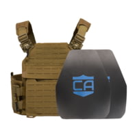 Caliber Armor AR550 NIJ III+ Recon Complete Plate Carrier Package - Set of 2