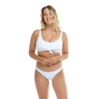 Body Glove Ibiza Kate Crop Tank Swim Top - White F67E3342