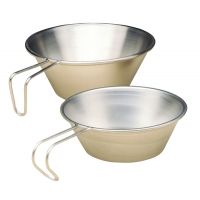 Coghlans Jumbo Stainless Steel Sierra Cup Holds Two Cups 8555