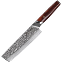 Cool Hand Nakiri Cocobolo 7.00 in Damascus steel Kitchen Knife