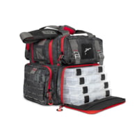 EGO Fishing Kryptek Tackle Box Bag w/ 4 tackle trays