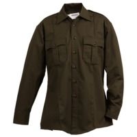Elbeco Mens, Brown,tek3 Long Sleeve Shirt, Document Pocket