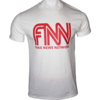 Gi Men's T-shirt Trump Fake News Network Xx-large White!
