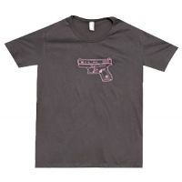 Glock T-Shirt Ladies G42 Short Sleeve Gray Cotton AA46011