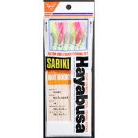 Hayabusa S-506E-14 Mix-Flash Sabiki Rig Size 14 1/0Us 6 Hooks Heavy Leader