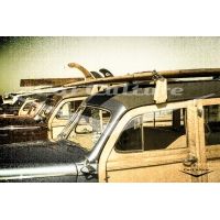 iCanvas 'Surf City' - Beach Boys' Ford Woodie Wagon by Car Culture - Canvas Print