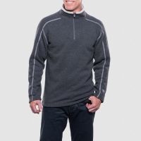 Kuhl Europa 1/4 Zip Sweater - Men's-Steel-Small