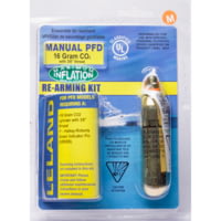 Mustang Survival Leland Co2 Manual Life Jacket Rearming Kit - 16 Gram Co2 Cartridge 95D46FCA