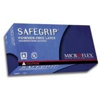 Microflex Safegrip Powder-Free Latex Gloves, Microflex SG-375-XL, Pack of 50