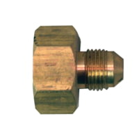 Midland Metal 30-128 Garden Hose Male Flare x Fgh Rigid Union 1/2in x 3/4in.