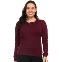 Minus33 Midweight - Women's Long Sleeve Henley 100% Merino Wool BEE21AC8