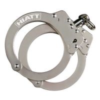 Monadnock Cuff Oversized Steel Chain Handcuffs Nickel