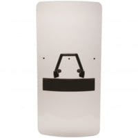 Monadnock Peacekeeper Clear Riot Shield W/ Triangular Ambidextrous Handle, 24 X 48