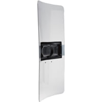 Monadnock Peacekeeper Ii Clear Riot Shield W/ Custom-molded Ambidextrous Handle, 24 X 48