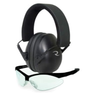 Radians LS0100CKCS G4 Junior Shooting Glasses Clear Lens Black Frame Includes Lo