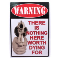 River's Edge 12in.x17in. Weatherpoof Rolled Edge Tin Sign