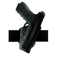 Safariland 2 "Hi-Ride", Level I Retention Holster - Basket Black, Right Hand 2-74-81-2R