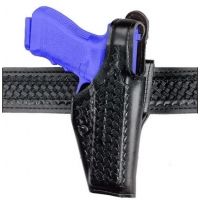 Safariland 200 "Top Gun" Mid-Ride, Level I Retention Holster - Hi Gloss Black, Right Hand 200-423-91