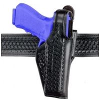 Safariland 200 "Top Gun" Mid-Ride, Level I Retention Holster - Plain Black, Right Hand 200-82-161