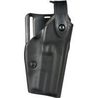 Safariland 6280 Level II Retention, Mid-Ride Holster - STX Plain Black, Right Hand 6280-278-411