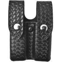 Safariland 72 Mag/Cuff Pouch, Top Flap - Basket Black, Ambidextrous 72-76-4
