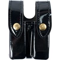 Safariland 72 Mag/Cuff Pouch, Top Flap - Hi Gloss Black, Ambidextrous 72-76-9B