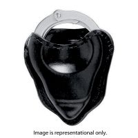 Safariland 90 Hand Cuff Case w/Flap Standard Sized Chain, Plain Black
