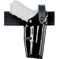 Safariland 6280 Level II Retention, Mid-Ride Holster - Hi Gloss Black, Left Hand 6280-53-92