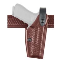 Safariland 6280 Level II Retention, Mid-Ride Holster - Cordovan Basketweave, Right Hand 6280-53-071